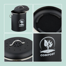 Compost Bin with Odour Filter, 5.5 Litre Capacity