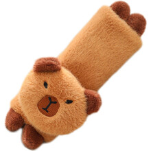 Capybara plush seat belt pads 1 piece universal