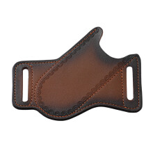 Strong Durability Leather Tool Case Folding Knifives Sheath For Folding Knifives Prevents Slip And Damage Easy Belt Attachment