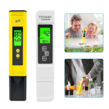 ZOUYUE pH- und TDS-Messgerät-Kombination – Digitales Wasserqualitätsmessgerät (pH-Wert, TDS, EC, Temperatur), 0,01 pH-Genauigkeit, für Zuhause,