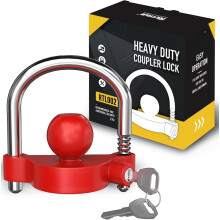 Candado universal para enganche de remolque, candado ajustable de alta resistencia para enganche de bola de remolque, compatible con enganches de