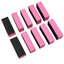 FACEGA Nail Buffer Coarse Sand Nail Buffer Block Multi-Sided Nail Supplies Pink