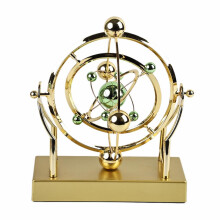Pekkaxy Hemelse Orbit Eeuwigdurende Beweging Pendel – Bureaudecoratie, Bureauspeelgoed, Woondecoratie, Cadeau (Compatibel met 12V DC)