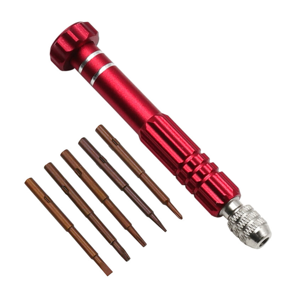 Precise 5 in 1 Screwdriver Disassembly Set for Computer, Glasses, and Watch Maintenance Outdoor Camping Professional Use