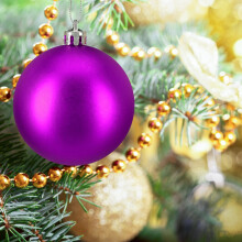 Christbaumkugeln Set, 50 Stück - Matt, Glänzend, Glitzernd