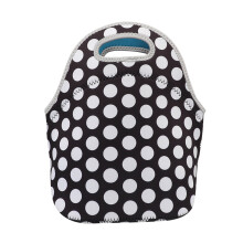 Sac à lunch isotherme en néoprène, type fourre-tout, pour l'école, le travail ou le bureau.