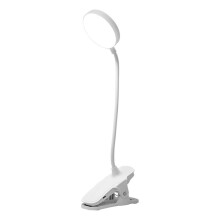 Lampe de lecture LED avec 3 niveaux de luminosité et col de cygne flexible,