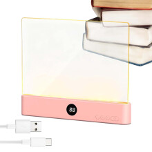 Lampe de lecture LED rechargeable à intensité variable 3 couleurs