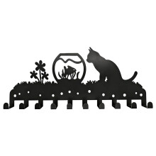 Crochets muraux en métal à motif animal – Porte-manteau, porte-clés et porte-sac à dos, compatibles avec la décoration de la maison et du