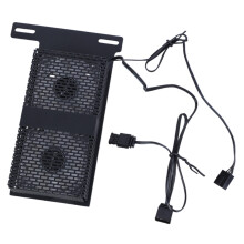 Solution de refroidissement de mémoire compatible : dissipateur thermique actif pour mémoire DDR DDR2/DDR3/DDR4/DDR5, ventilateur double 5060