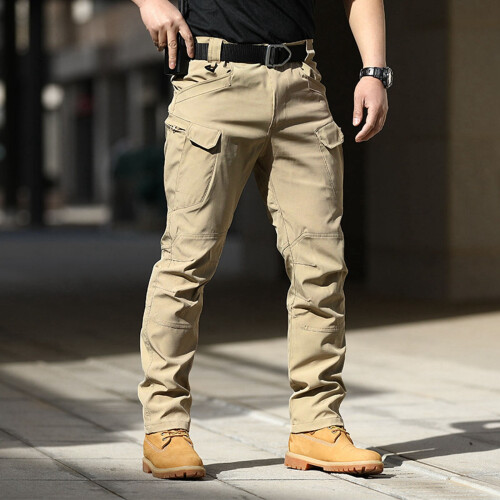 Herren Stretch-Cargohose Softshell Slim Fit Outdoor