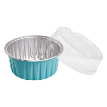 20 moules Ă pudding en aluminium jetables, compatibles avec friteuse Ă air et four.