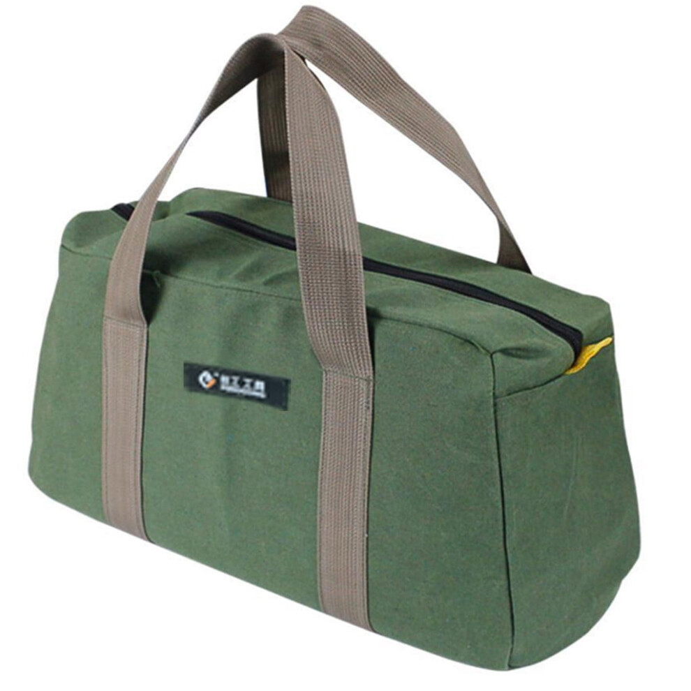 Large Capacity Tool Bag, Multifunction Storage Hand Tool Storage Carry Bags Portable Metal Toolkit Organizer (Green) 9557311936654