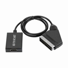 Μετατροπέας HDMI σε SCART, προσαρμογέας βίντεο και ήχου HD1080p για HDMI σε SCART Sky Box stb