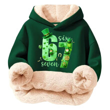 Sweat à capuche multicolore pour enfants, sans cordon de serrage – Pull en polaire douce pour garçons, style décontracté et confortable pour