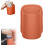 Leather Car Door Cup Holder Trash Can Orange 1