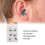 6pcs Click Sleeve Silicone Anti-Static Black XS 4