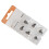 6pcs Click Sleeve Silicone Anti-Static Black XS 10