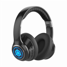 Faltbares Bluetooth 5.2-E-Sport-Headset mit geringer Latenz, HD-Mikrofon, 20 Stunden Akkulaufzeit und komfortablem Over-Ear-Design – kompatibel mit