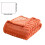 Orange Fluffy Blanket Ultra Soft 39x59 Inch 3