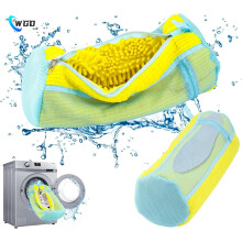 Shoe Washing Bags for Washing Machine – Durable Shoe Washing Machine Bags for All Shoe Types Sizes (Large Yellow 2PCS)