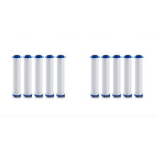 Ion Shower Head Filter PP Cotton 10 pcs 2.95x0.94 inch