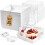 Cake Boxes with Clear Lids 7x7x4 inch 20-Pack 1