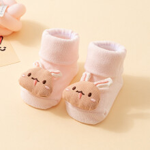 Soft Baby Socks For Newborns Infant Crew Socks Cute Cartoon Toddler Walking Socks Breathable Comfortable