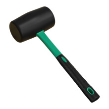 Industrial Rubber Hammer Mallets For Tile Installation Elasticity Shock Absorption Ergonomic Handle Construction Tool