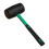 Industrial Rubber Hammer Mallets For Tile Installation Elasticity Shock Absorption Ergonomic Handle Construction Tool 1