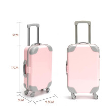 Mini Suitcase Party Favor Box – Small Plastic Luggage Organizer for Candy, Jewelry & Makeup, Tiny Travel Suitcase for Girls Trip Gifts & Doll Decor