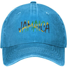 Baseballcaps i slitt, vasket denim – justerbar unisex