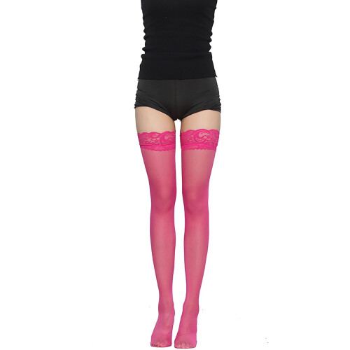 Women's Compression Socks with Feather Lace Trim, Thermal
