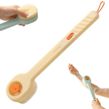 Long Handle Bath Brush Soft Hair Automatic Liquid Bath Brush Bathroom Body