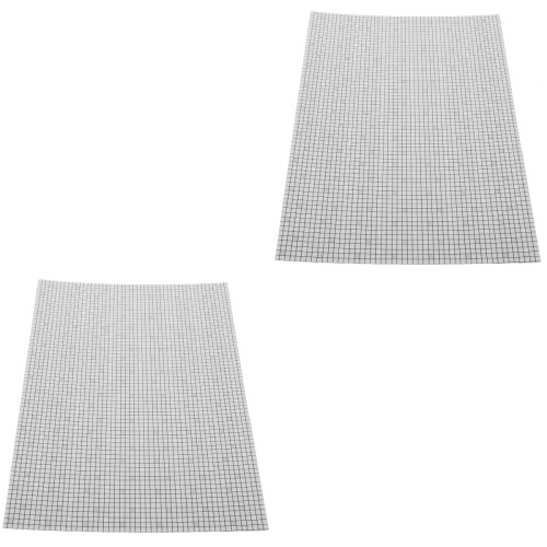 2Pièces Mini Planches Sol ABS Gris Clair Décoration Maison Miniature