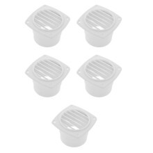 5Pcs White ABS Air Conditioner Outlet Vent Cover for Rv Boat Motorhome