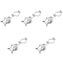 5Pièces Clip À Partitions Clarinette Métal Durable Pour Silver