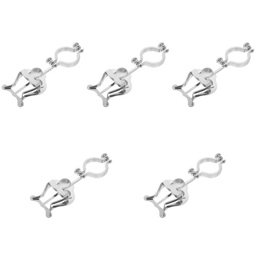 5Pièces Clip À Partitions Clarinette Métal Durable Pour Silver