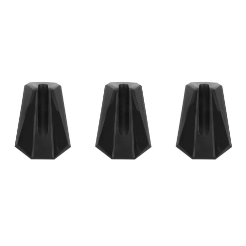 3Pièces Roue Pour Stationnaire Noir Durable