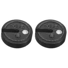 2Pièces Poids Fer Noir Compact Pour Balance Multi-Usage Maison