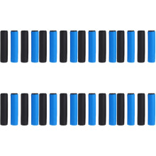 16Pairs Bike Handlebar Covers Sponge Grip Anti-Slip Black Blue for