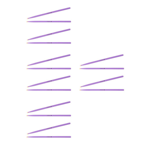 8Paires Baguettes En Érable Violet Pour Instruments De Batterie