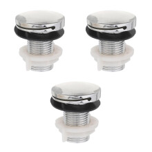3Pièces Pour Urinoir Argentée Compatible Multisystèmes