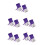 100Pièces Petits Violet Texturé Pour Herbes Cadeaux 1