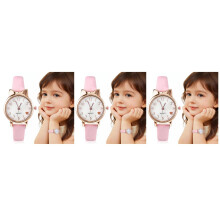 3Pièces Analogiques Enfants Rose Mode Cadeau Élégant