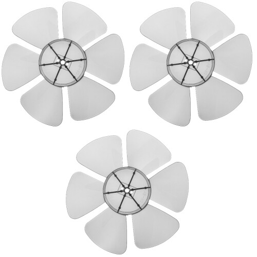 3Pièces Lames Noires Pour Ventilateur Pied De Table