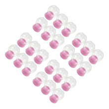 24Pièces Boules À Neige Rose Pour Cadeaux Décor