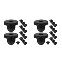 30Pièces Bouchons En Caoutchouc Noir Anti- Pour Cric Hydraulique