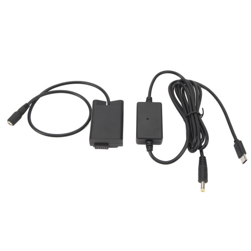 Ψεύτικη μπαταρία ζεύξης DC, προσαρμογέας USB-C για κάμερα χωρίς καθρέφτη,