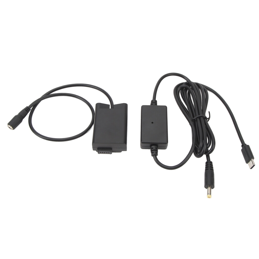 Dc Coupler Dummy Battery Usb-C Adapter For Mirrorless Camera Built-In Smart Chip Ac Power Supply Continuous Power Safe And Reliable Long Term Shooting 9071309199345